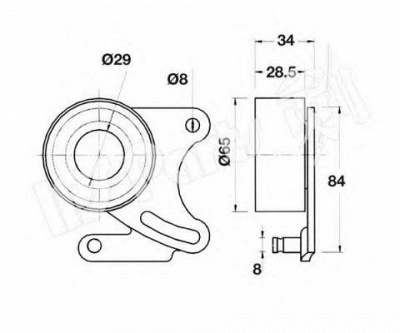 IPS PARTS itb6913 -  Устройство для натяжения ремня, ремень ГРМ